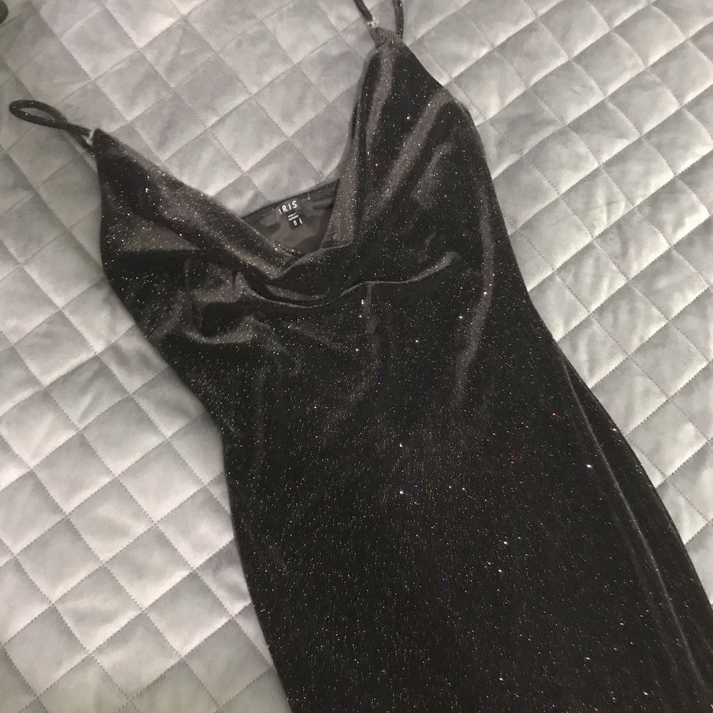 Bodycon Velvet Glitter Dress